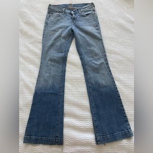 Seven Jeans Dojo Low Rise sz 26 ret. $272